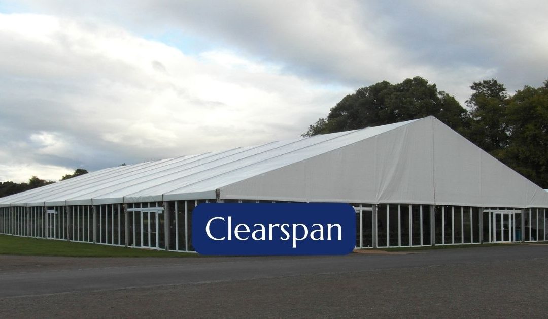 A Clearspan Marquee by Purvis Marquee Hire