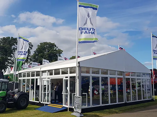Agricultural-Shows, Deutz Fahr Stand, Royal Highland Show Agricultural-Shows, Deutz Fahr Stand, Royal Highland Show