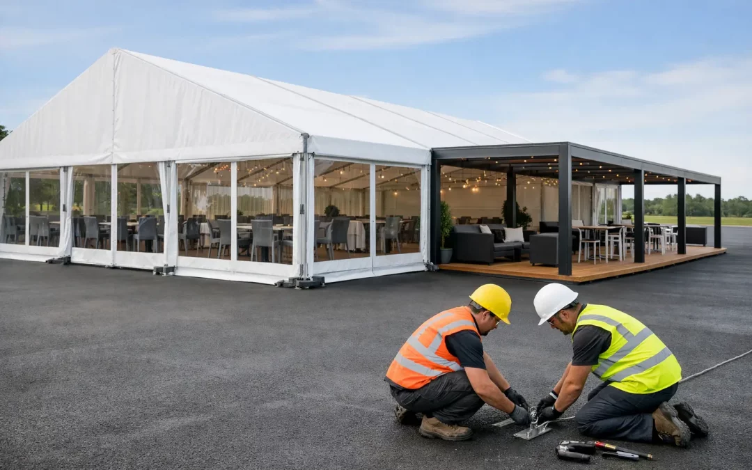 Can Marquees Be Built on Tarmac Safely?