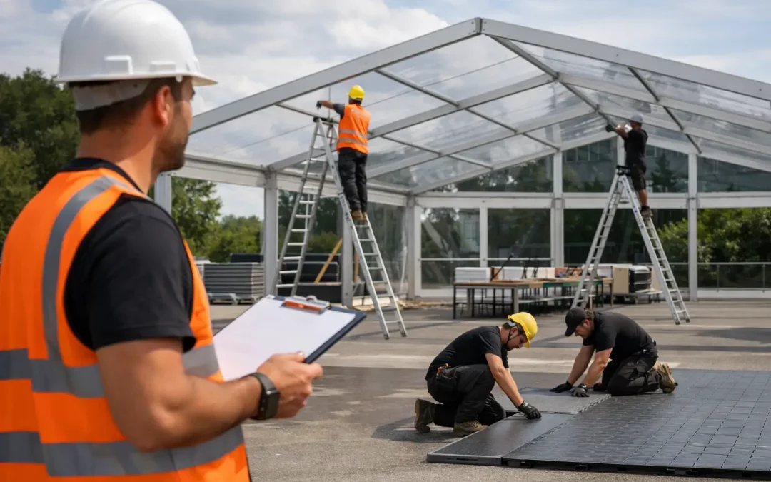 How Long Does Marquee Installation Take on Site?
