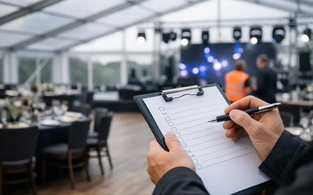 Event Structure Handover Checklist for Live Sites