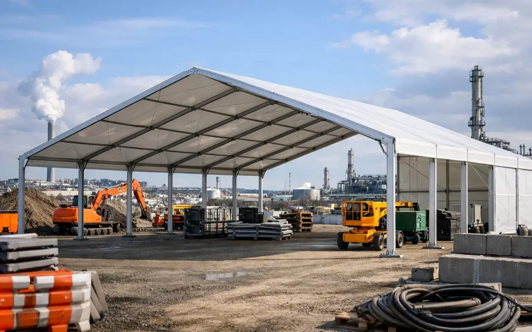 Industrial Canopy Hire for Demanding Sites