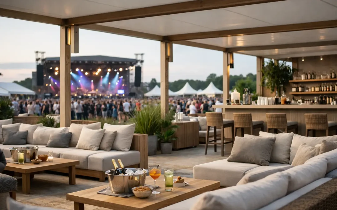 Festival VIP Area Setup Example for Live Events