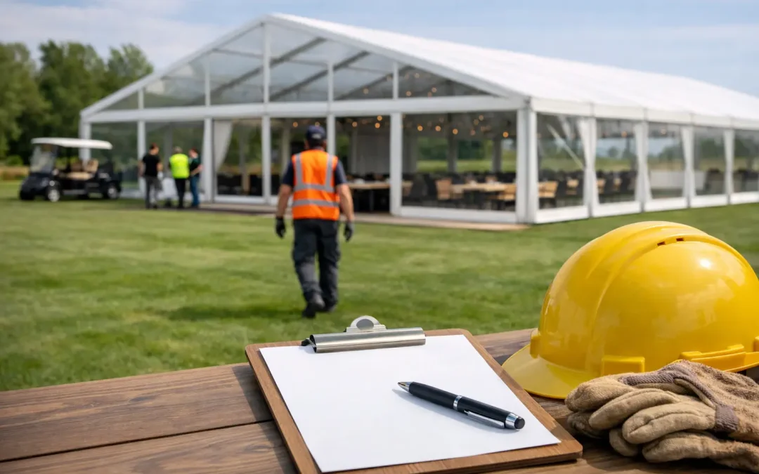 Marquee Installation Checklist for Event Sites