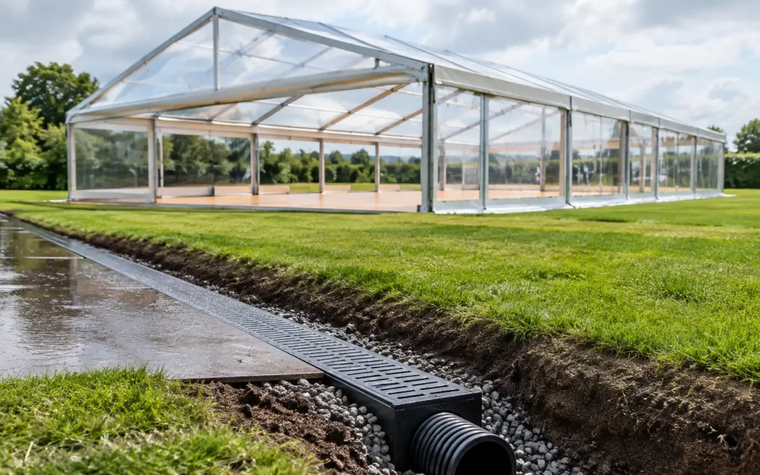 How to Plan Marquee Drainage on Event Sites
