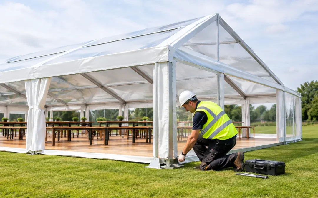 How to Secure Temporary Structures on Event Sites